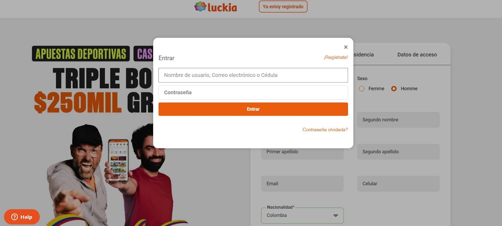 Registro y uso de Luckia Casino Online